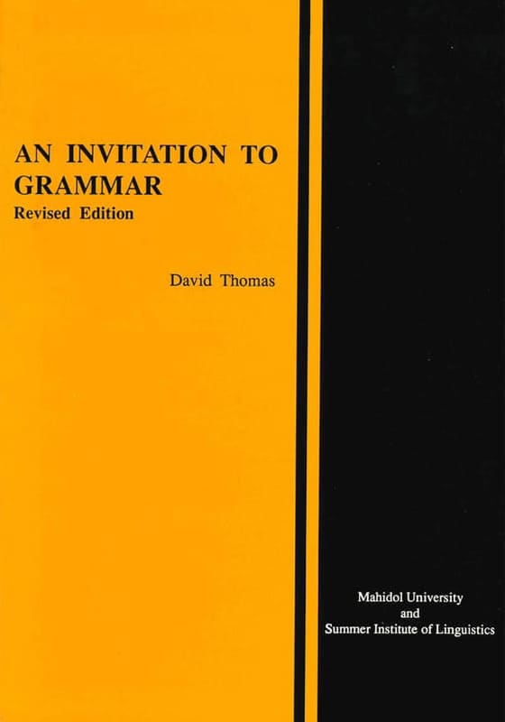 An Invitation to Grammar